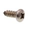 Prime-Line Sheet Metal Screw, #14 x 3/4 in, Plain Stainless Steel Pan Head Phillips Drive, 100 PK 9021241 - alternate 1